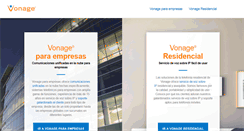 Desktop Screenshot of espanol.vonage.com